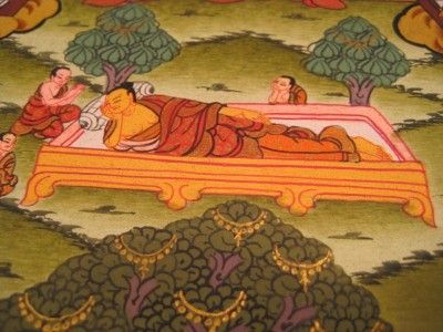 Shakyamuni Buddha Thangka Thanka Painting Nepal Art A  