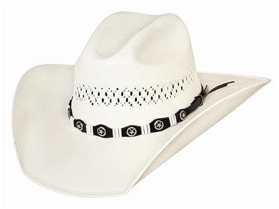 Montecarlo Bullhide SMALL TOWN USA Western 100X Straw Cowboy Hat 
