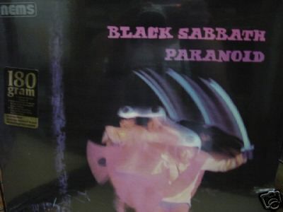 BLACK SABBATH PARANOID AUDIOPHILE 180 gram Sealed LP  