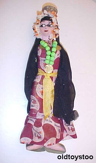 INDIA ETHNIC HANDMADE DOLL 10 INCHES TALL  