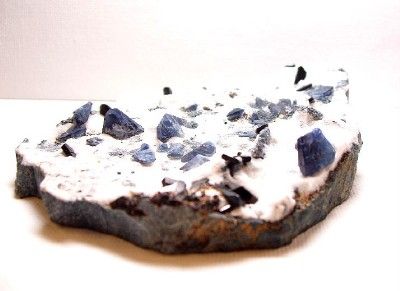 HS Benitoite Neptunite Natrolite Mineral Specimen WoW  