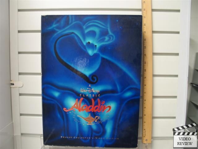 Aladdin Collectors Edition * Rare * VHS * CD * Book *  