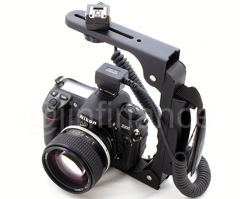 TTL Cord Flash Bracket for SONY HVL 58AM a200 a900 a700  