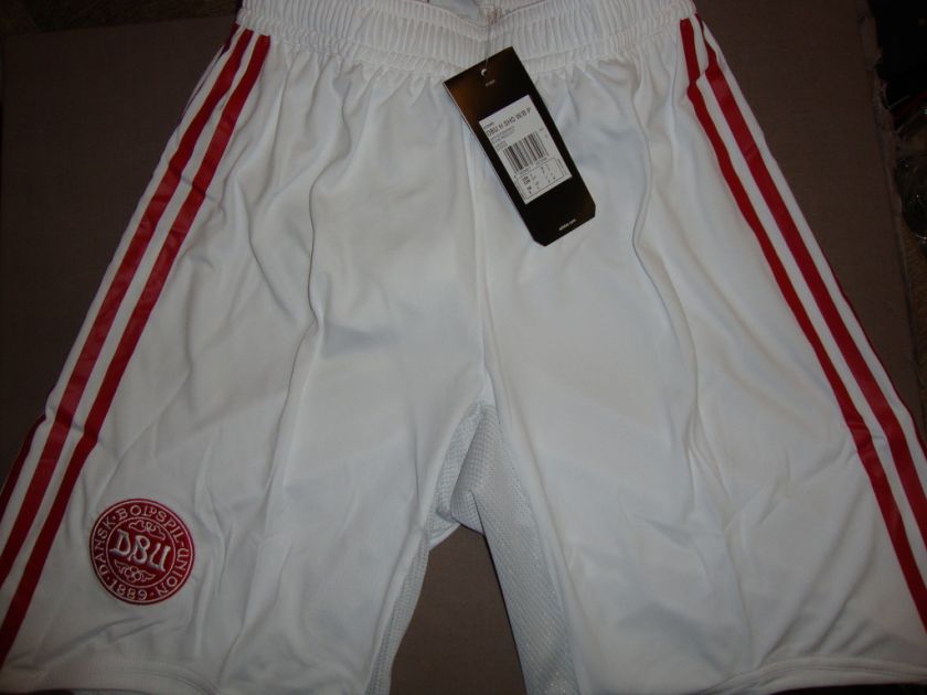 Denmark Player Issue Home Shorts Adidas BNWT L 38  