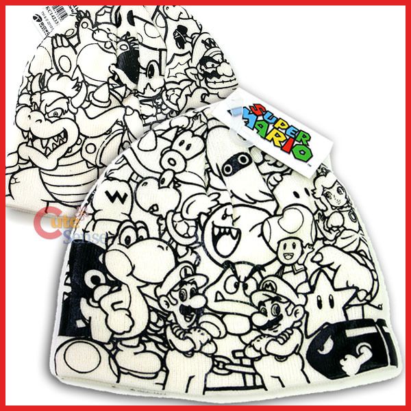 Nintendo Super Mario Beanie  All Characters Printed Cap  