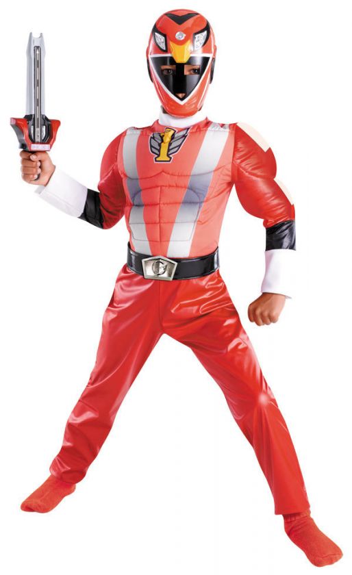 Power Rangers RPM Super Hero Muscle Child Costume Red  