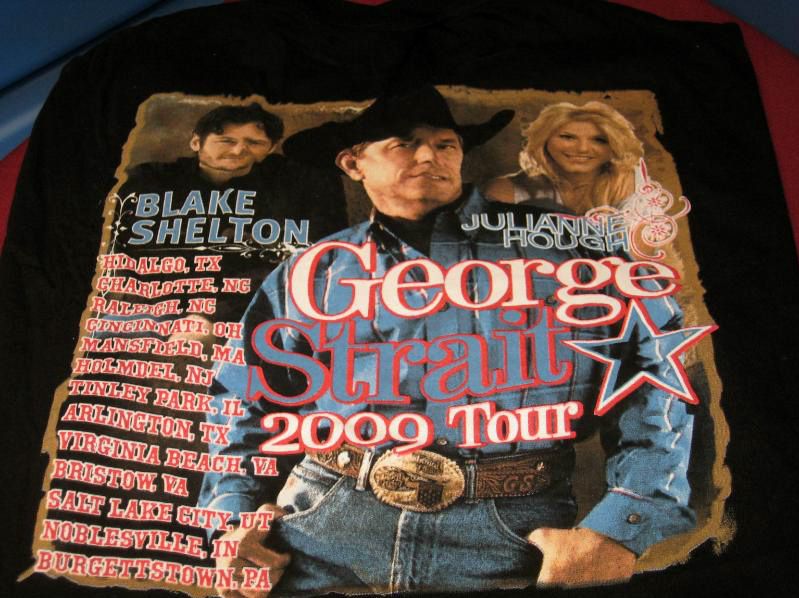 GEORGE STRAIT Blake SHELTON Julianne HOUGH Country Concert 2009 Tour T 